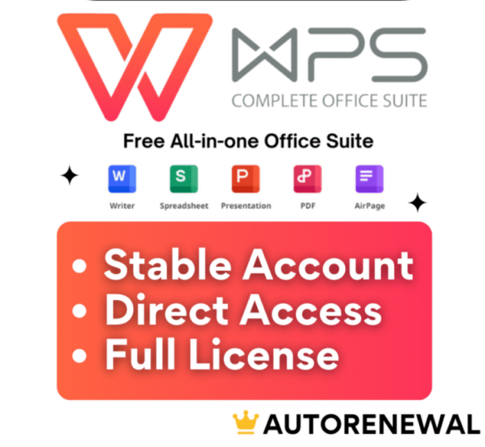 WPS Premium account | iOS | Android | PC | MacOS | iPadOS - Image 1