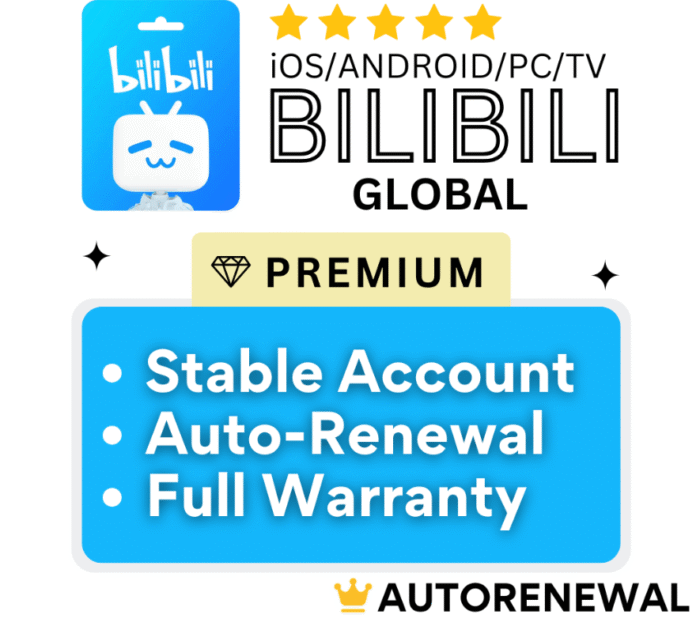 BILIBILI TV GLOBAL ENTERTIANMENT WATCH TV - Image 1