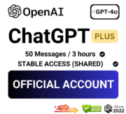 10(USER)ChatGPT Plus Official Account ⚡️ 𝗢𝗽𝗲𝗻𝗔𝗜 🔥 GPT-4o🔥 Instant Delivery | Full Warranty | Auto-Renewal